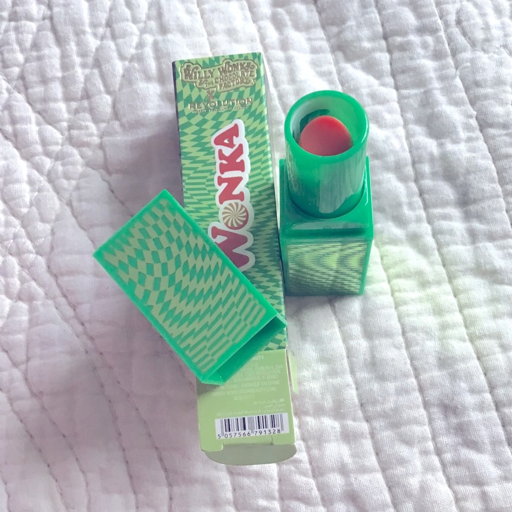 Willy Wonka and The Chocolate Factory Clear Lip Balm with mango New In Box